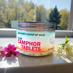 Premium Kapoor Cubes for Daily Puja, Natural Camphor for Aarti & Havan – 100g Jar – Malawala