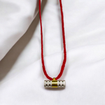 Pure Brass And Silver Metal Stylish Taweez | Spiritual Amulet With Free Bhojpatra Sheet For Taweez