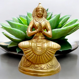 Pure Brass Maa Parvati Idol | Malawala