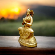 Pure Brass Maa Parvati Idol | Malawala