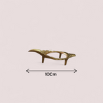 Pure Brass Shankh Stand in elegant traditional design – suitable for various conch shell sizes, ideal for pooja altars and temples