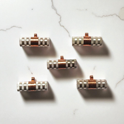 Pure Copper And Silver Taweez | Spiritual Taweez | Spiritual Amulet with Free Bhojpatra Sheet For Taweez | Spiritual Taweez Set of 5