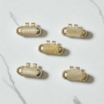 Pure Silver Metal Stylish Taweez | Spiritual Amulet With Free Bhojpatra Sheet Taweez | Spiritual Taweez Set of 5
