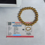Pyrite Bracelet - Natural Pyrite for Abundance & Protection with Lab Certificate - Malawala