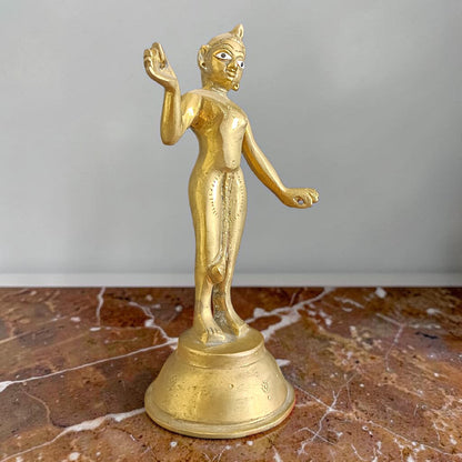 Radha Rani Brass Idol 700GM Pure Brass Murti for Puja Home Temple Spiritual Worship Divine Blessings