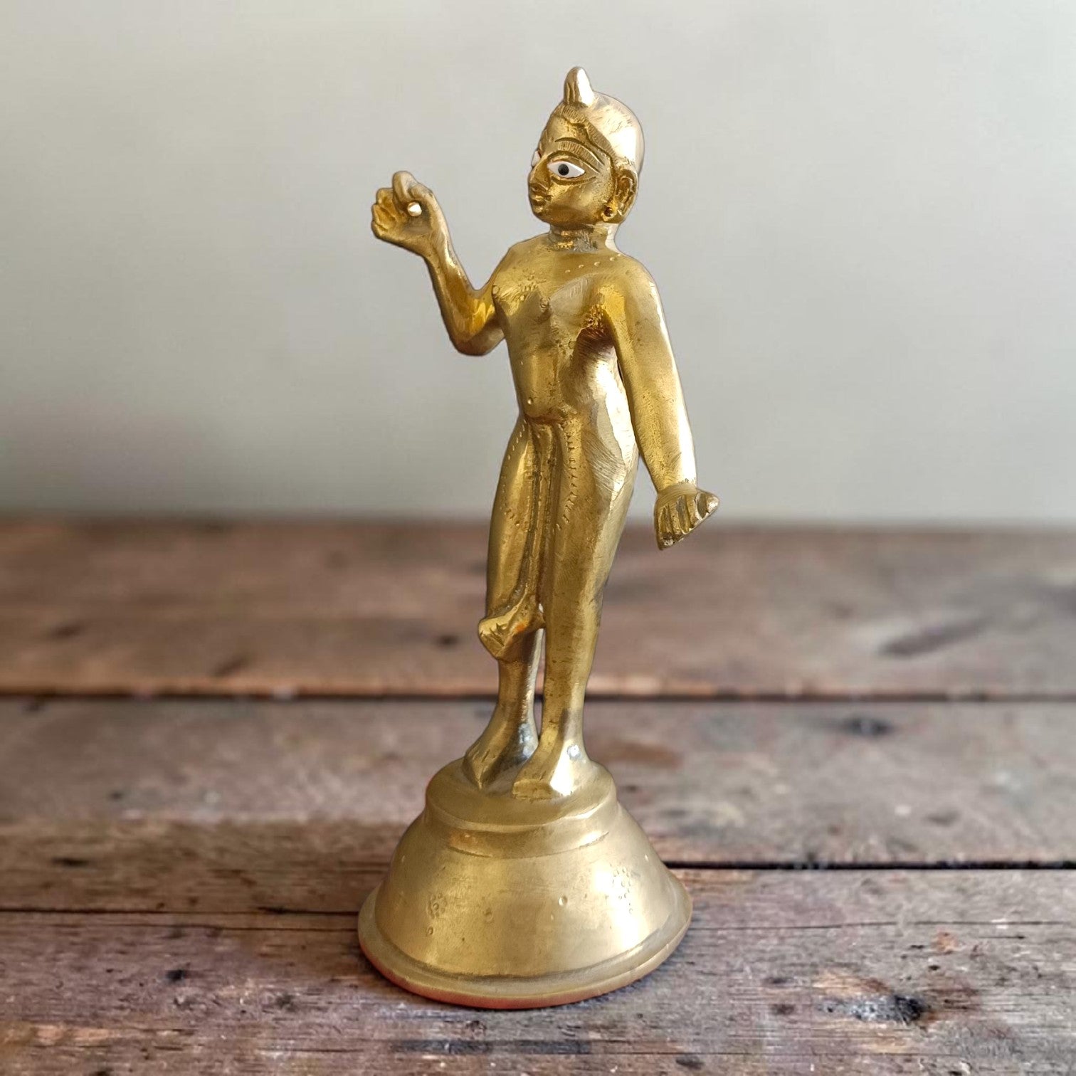 Radha Rani Brass Idol 700GM Pure Brass Murti for Puja Home Temple Spiritual Worship Divine Blessings