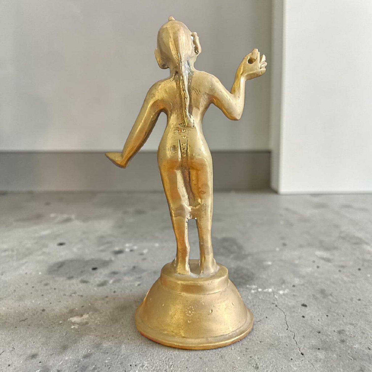 Radha Rani Brass Idol 700GM Pure Brass Murti for Puja Home Temple Spiritual Worship Divine Blessings