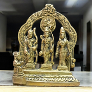 Ram Darbar In Brass | Pure Idol Brass Murti | Malawala