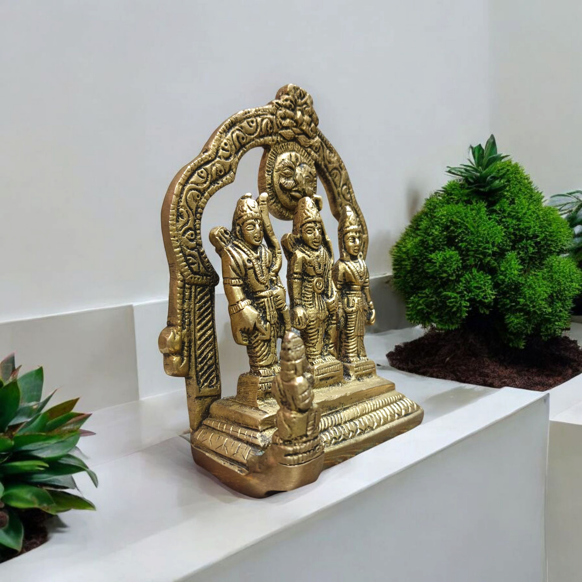 Ram Darbar In Brass | Pure Idol Brass Murti | Malawala