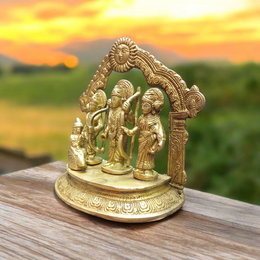 Ram Darbar in Brass | Lord Ram, Laxman, Sita And Hanuman Ji | 100% Brass | Malawala