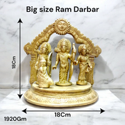 Ram Darbar in Brass | Lord Ram, Laxman, Sita And Hanuman Ji | 100% Brass | Malawala