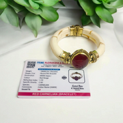 Red Carnelian Bracelet – Red Hakik Antique Bracelet Lab Certified - Malawala