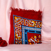 Red Pooja Aasan | 2X2 Feet | Lal Aasan For Mantra Japa | Set of 2 | Malawala