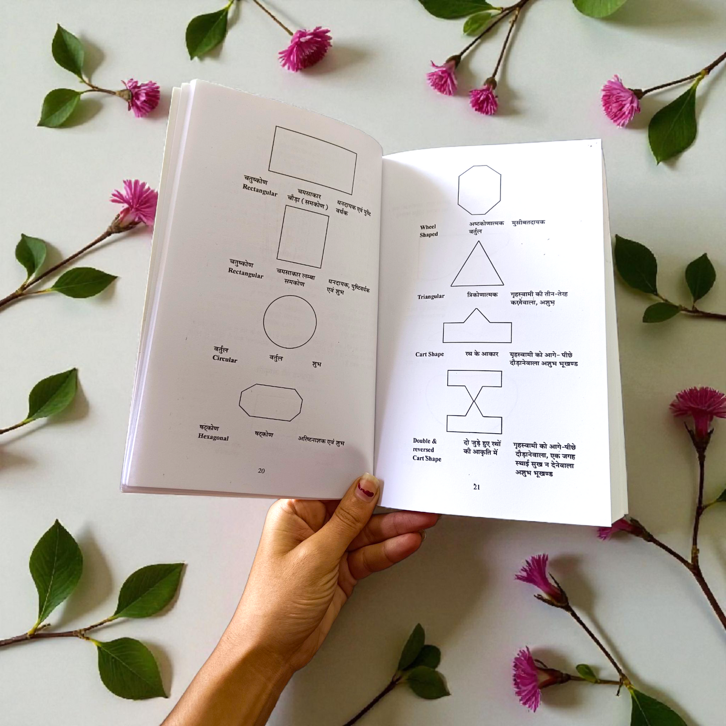 Remedial Vastu-Shastra In Hindi Book by MALAWALA placed on a wooden table with incense and diya, representing harmony and balance at home and office