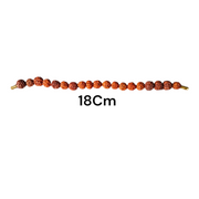 Rudraksha Bracelet - Natural 5 Mukhi Rudraksha for Spiritual Growth & Peace with Lab Certificate - Malawala