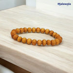 Safed Chandan Bracelet - Natural White Sandalwood for Peace & Meditation with Lab Certificate - Malawala