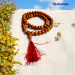 Safed Chandan Mala - Natural White Sandalwood for Peace & Meditation with Lab Certificate - Malawala