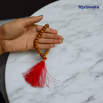 Safed Chandan Mala - Natural White Sandalwood for Peace & Meditation with Lab Certificate - Malawala