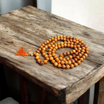 Safed Chandan Mala - Natural White Sandalwood for Peace & Meditation with Lab Certificate - Malawala