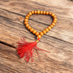 Safed Chandan Mala - Natural White Sandalwood for Peace & Meditation with Lab Certificate - Malawala