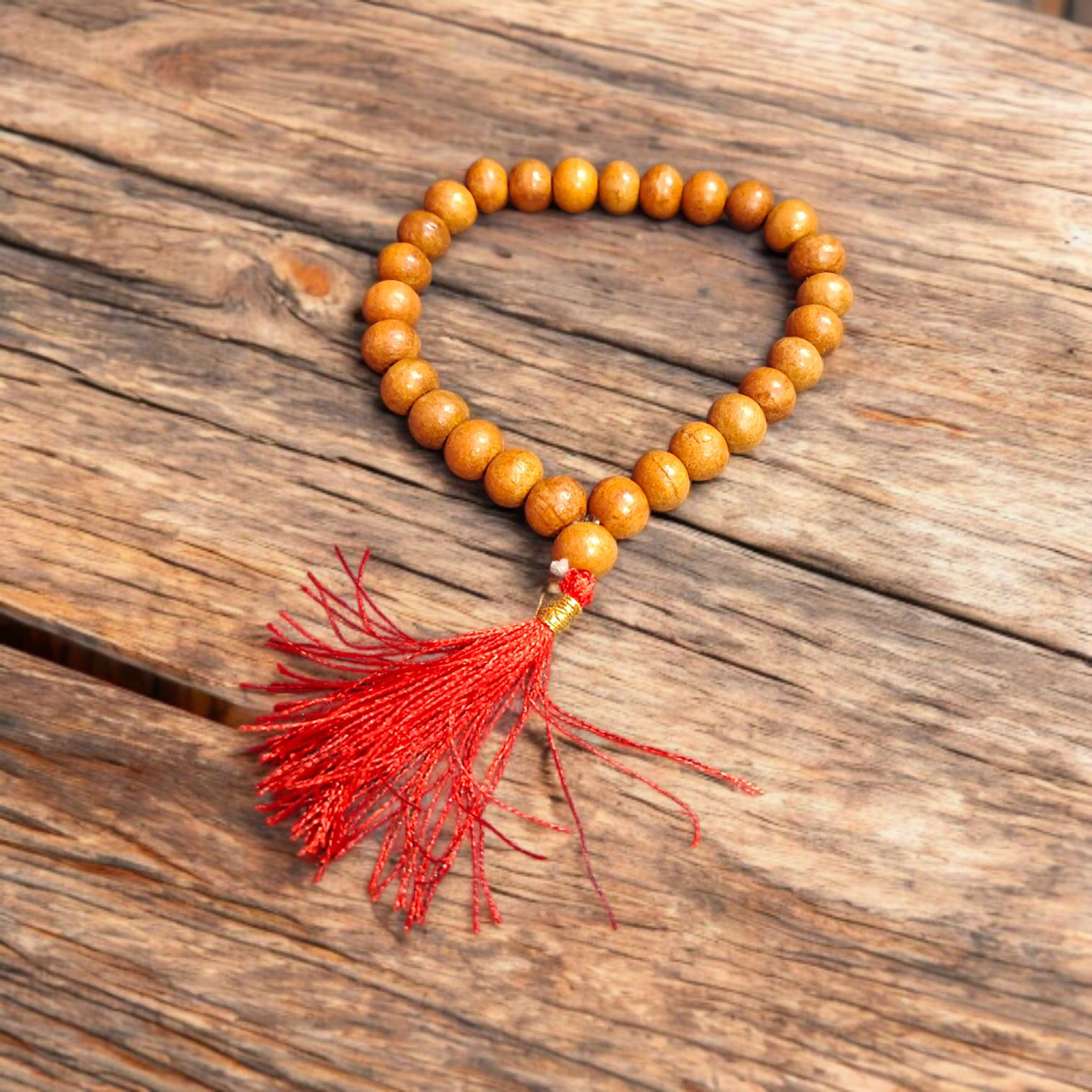Safed Chandan (White Sandalwood) Jaap Mala 8MM 27+1 Beads | Malawala