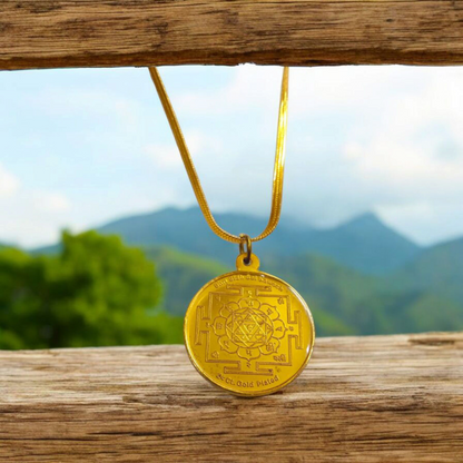 Sai Kawach Pendant in Brass | Shirdi Sai Baba Kawach with Chain