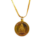 Sai Kawach Pendant in Brass | Shirdi Sai Baba Kawach with Chain