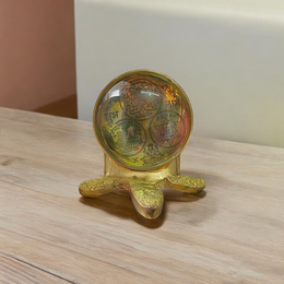 Sampoorna Shree Yantra on a brass tortoise base – a vastu symbol for wealth, luck, and prosperity, ideal for homes and offices