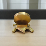 Sampoorna Shree Yantra on a brass tortoise base – a vastu symbol for wealth, luck, and prosperity, ideal for homes and offices