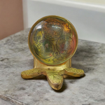 Sampoorna Shree Yantra on a brass tortoise base – a vastu symbol for wealth, luck, and prosperity, ideal for homes and offices
