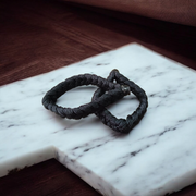 Set of 2 Handmade Black Dhaga Bracelets for Nazar Suraksha, adjustable sacred thread for spiritual protection and daily use