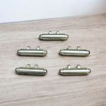 Set of 5 silver stylish Taweez spiritual amulets with Bhojpatra sheet for customization
