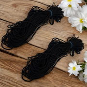 Set of two 20-meter rolls of traditional black thread (Kala Dhaga) for Taweez and spiritual rituals