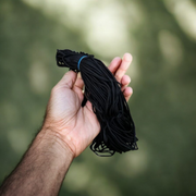 Set of two 20-meter rolls of traditional black thread (Kala Dhaga) for Taweez and spiritual rituals