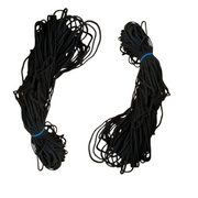 Set of two 20-meter rolls of traditional black thread (Kala Dhaga) for Taweez and spiritual rituals