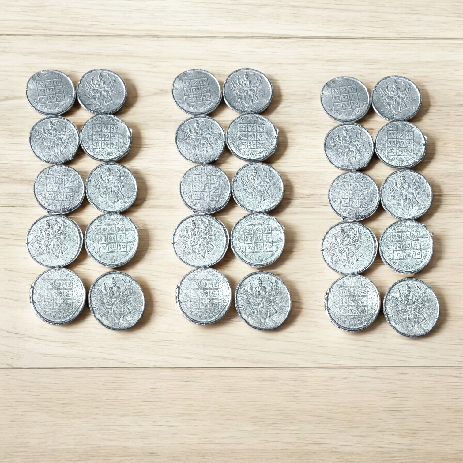 Shani Yantra Coin – Ranga Shani Yantra Sikka for Lal Kitab Remedies & Shani Dosh Nivaran – Malawala