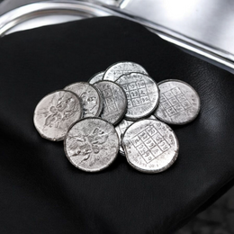 Shani Yantra Coin – Ranga Shani Yantra Sikka for Lal Kitab Remedies & Shani Dosh Nivaran – Malawala