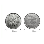 Shani Yantra Coin – Ranga Shani Yantra Sikka for Lal Kitab Remedies & Shani Dosh Nivaran – Malawala