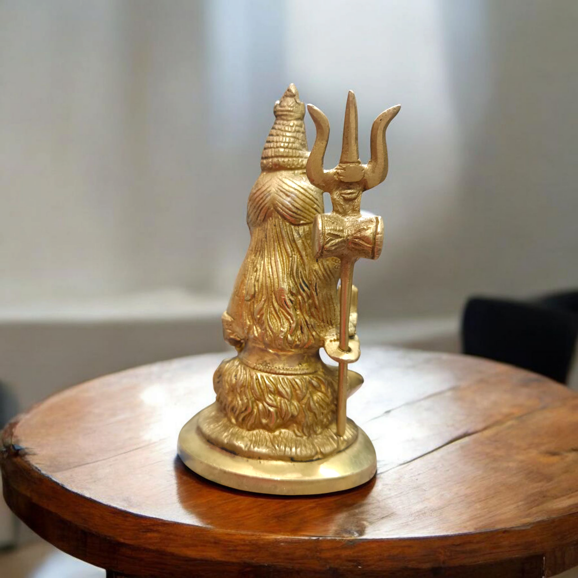 Shiv Ji Brass Idol | Blessing Pose | Malawala
