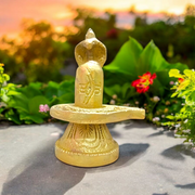 Shivling in Brass with Sheshnaag | Malawala