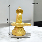 Shivling in Brass with Sheshnaag | Malawala