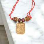Sidh Durga Kawach Pendant - Maa Durga Beesa Yantra for Protection & Blessings - Malawala