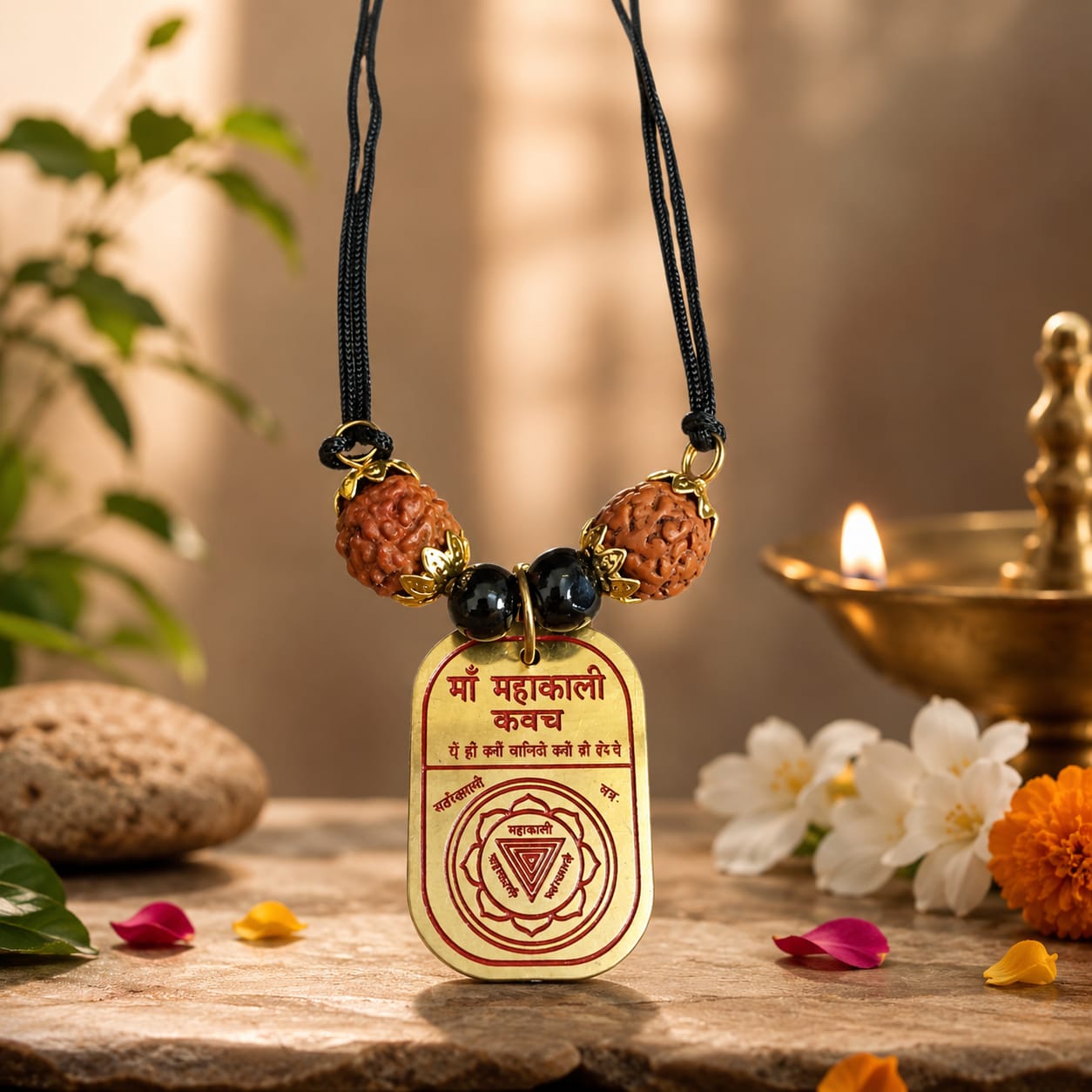 Sidh Kaali Kavach Maa Kali Yantra Locket for protection from negative energy and spiritual growth by Malawala