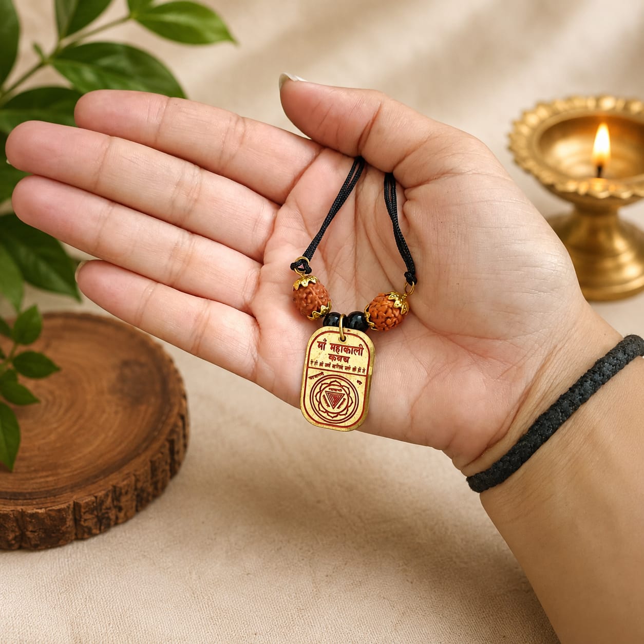 Sidh Kaali Kavach Maa Kali Yantra Locket for protection from negative energy and spiritual growth by Malawala