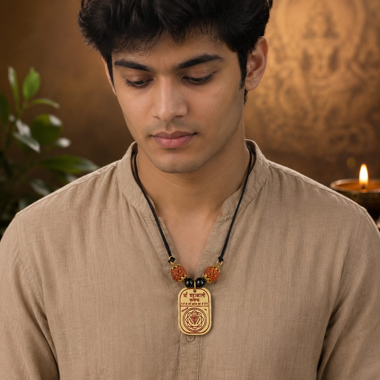 Sidh Kaali Kavach Maa Kali Yantra Locket for protection from negative energy and spiritual growth by Malawala