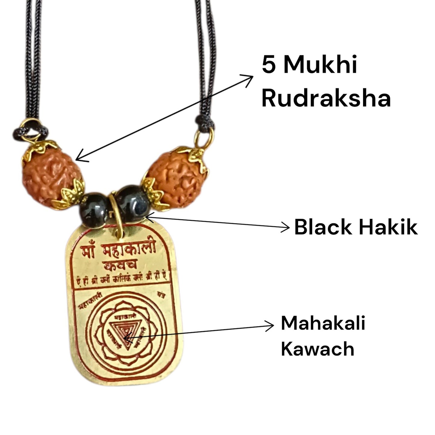 Sidh Kaali Kavach Maa Kali Yantra Locket for protection from negative energy and spiritual growth by Malawala
