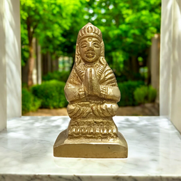 Small Parvati Mata Murti | Pure Brass Maa Parvati Idol | Malawala
