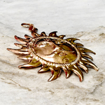 Surya Dev Wall Hanging (Set of 2) – 5 Inch Brass & Copper Sun God Wall Decor for Office & Home | Protection from Vastu Dosh, Shani Dosh & Accidents – Malawala