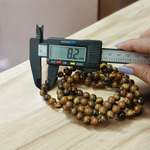 Tiger Eye Mala - Natural Tiger Eye for Confidence & Protection with Lab Certificate - Malawala
