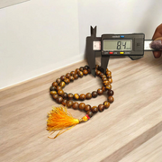 Tiger Eye Mala - Natural Tiger Eye for Confidence & Protection with Lab Certificate - Malawala